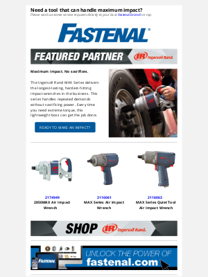 Fastenal - This can make your life easier