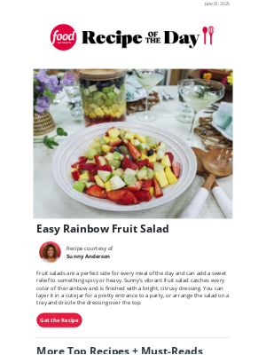 Sunny's Easy Rainbow Fruit Salad