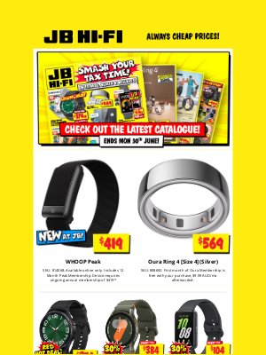 JB Hi Fi Group (Australia) - Hot deals on Fitness & Health!