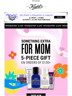 Mother's Day is almost here! Don't wait, shop now! ⏰