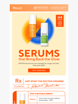 Murad - Power thru the holidays with FREE power serums ($64 value)