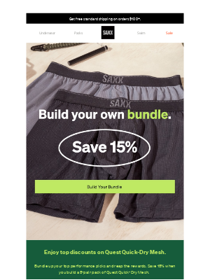 SAXX Underwear - Save when you bundle up on performance 5-packs 💵💵