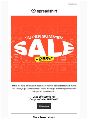 Last chance to get 25% off, jay