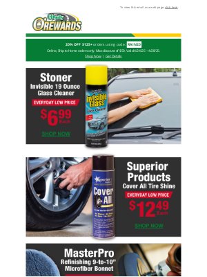 O'Reilly Auto Parts - Spring Clean Your Car