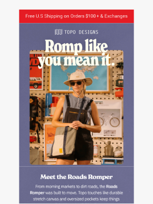 Topo Designs - Romp Like You Mean It