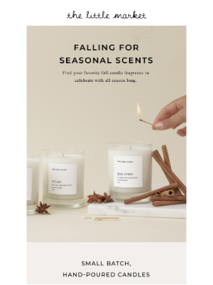 The Little Market - Fall Fragrances at Prosperity Candle