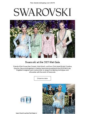 Swarovski - Style inspiration from the Met Gala