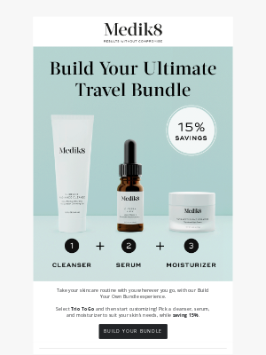 Medik8 - Pack Your Perfect Travel Trio ✈️