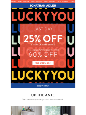 Jonathan Adler - LAST CHANCE: Up to 60% Off Markdowns & 25% Off Sitewide