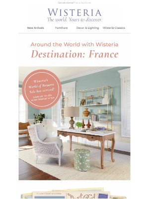 Wisteria - World of Bazaars: Bonjour, Beautiful Interiors