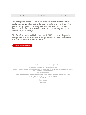 Discount Tire - Stop! 2025 Special Test