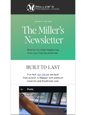 Miller's Print - The June Newsletter✨