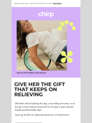 Chirp - Give Mom the Gift of Relief