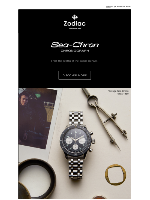 Zodiac Watches - Throwback Thursday: Sea-Chron Chronograph