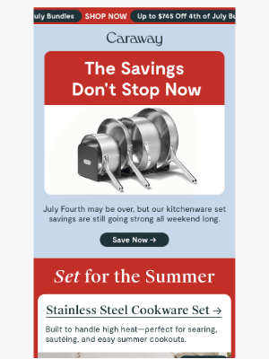 Caraway - 🇺🇸 Holiday Savings All Weekend Long