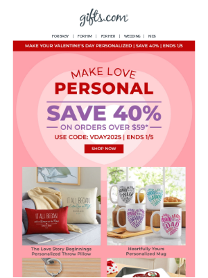 gifts - ❤️ Save 40% on Orders $59+. ❤️