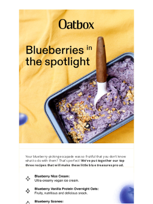 Oatbox - Our top blueberry recipes 🫐🧺