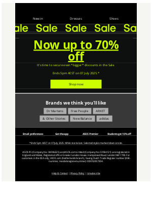 ASOS (Australia) - Sale: now up to 70% off