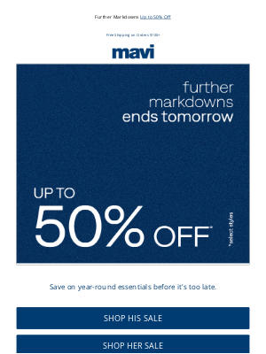 Mavi - Bye 👋 Up to 50% OFF