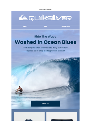 Quiksilver - The Ocean Is Calling 🌊