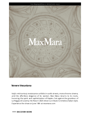 Max Mara - Save The Date: Resort 2026