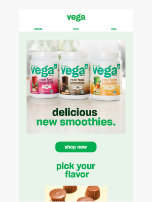 Vega - Reasons to love new Real Food Smoothies