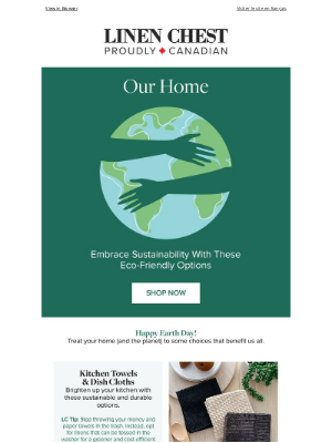 Linen Chest - 🌎Happy Earth Day! Celebrate With These Sustainable Choices
