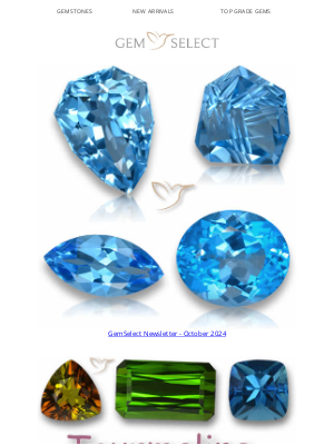 GemSelect.com - Gemselect October 2024 Newsletter - Trending Gemstones, Birthstones...