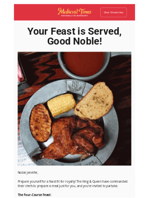Medieval Times - A Royal Banquet and Epic Battles! 🍽️