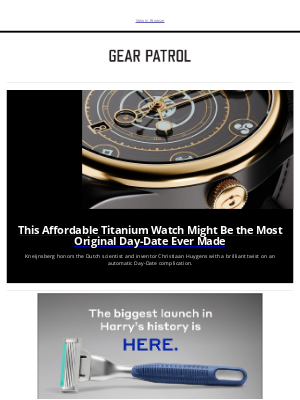 Gear Patrol - This Affordable New Watch’s Day-Date Display Is Stunningly Unique