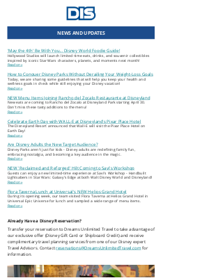 The DIS - News and Updates for 04/22/2025