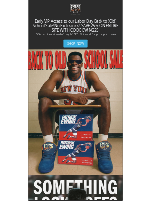 Ewing Athletics - Save BIG with our 25% Off Labor Day Back to School Sale!