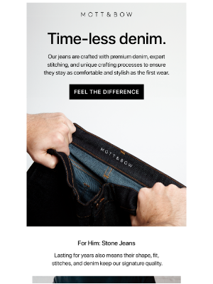Mott & Bow - Jeans for years.
