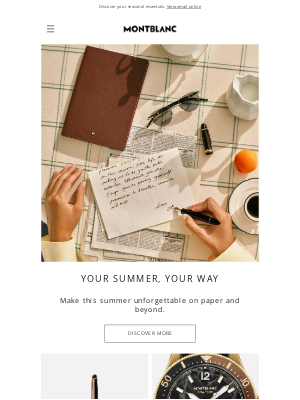 Montblanc - Write your summer story in style