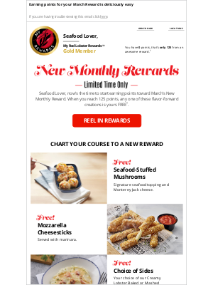 Red Lobster - This just in – NEW Crave Worthy Rewards are Here!