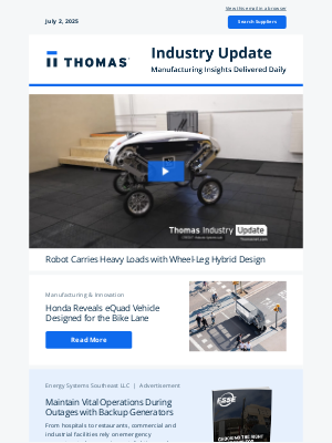Thomas - Robot Carries Heavy Loads with Wheel-Leg Hybrid Design