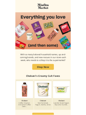 Misfits Market - Our Store 🤝 Chobani