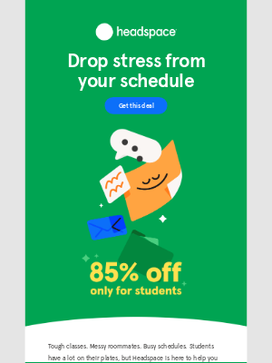 Headspace - 85% off for students