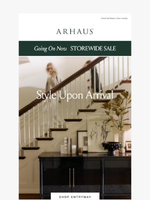 Arhaus - First Impressions Matter
