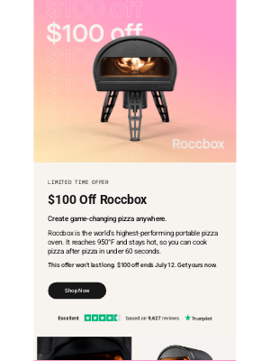 GOZNEY - Limited Time Offer: Roccbox $100 OFF.