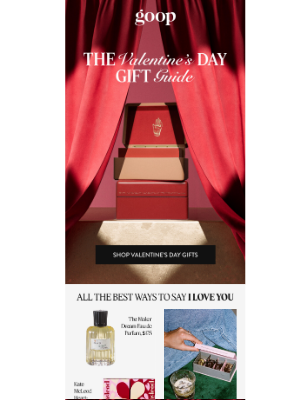 Goop - the valentine’s day gift guide