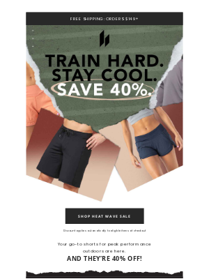 HYLETE LLC - 40% OFF Elite Shorts (And More!)