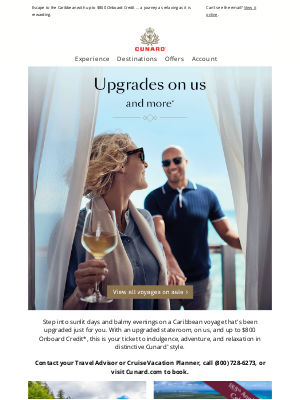 Cunard (United Kingdom) - 🎁 Deborah, your upgrade is waiting 🛳