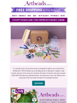 Artbeads - [20% Off] Save on Our Bead Blends, Jewelry Kits, & More!