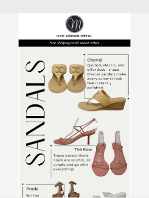 Michael's - Beat the Heat with Summer Sandals!