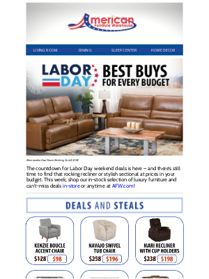 American Furniture Warehouse - Hello, Good Buys! 👋