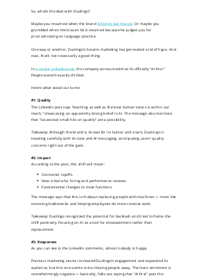 Brafton - The Duolingo debacle: To AI or not to AI?
