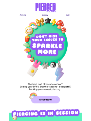 Claire's - Pssst! There’s Still Time To Save On Sparkle! ✨