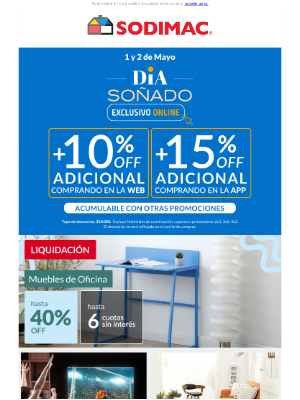 SODIMAC - ¡Feliz día del trabajador! Te regalamos un día soñado 😍