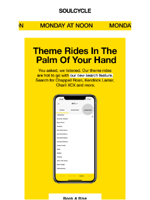 SoulCycle - Our theme rides are hot to go. Search now🎵